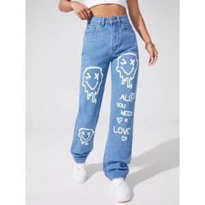 Melted Face Denim