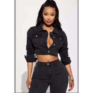 Crop Denim Jacket