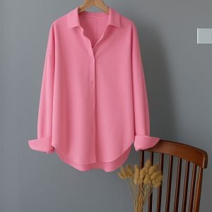 Oversize Casual Lounge Wear Buttoned Up Shirt/Unisex Buttoned Up Casual Wear Shirt