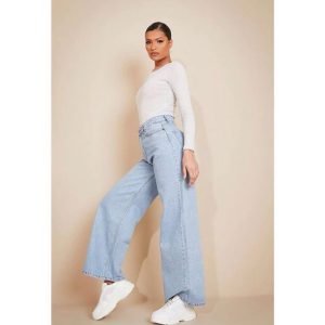 Ice Blue Wide Leg