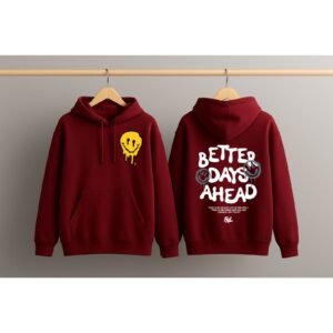Graphic Dropshoulder Oversize Hoodie (BetterDays)