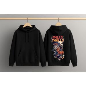 Graphic Dropshoulder Oversize Hoodie (Chills)